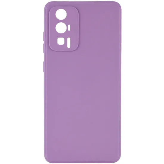 Чохол-накладка Silicone Case Full Camera Poco F5 Pro Purple