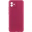 Чохол-накладка Silicone Case Full Camera Samsung A042 A04e Marsala