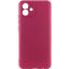 Чохол-накладка Silicone Case Full Camera Samsung A05 A055 Marsala