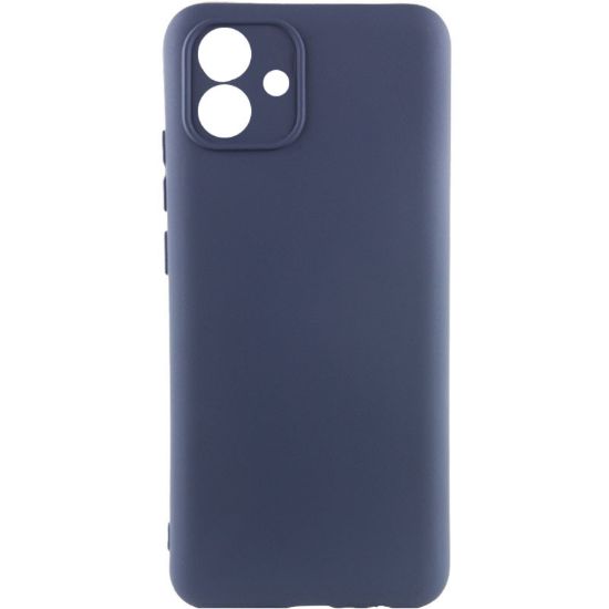 Чохол-накладка Silicone Case Full Camera Samsung A05 A055 Midnight Blue