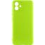 Чохол-накладка Silicone Case Full Camera Samsung A05 A055 Neon Green