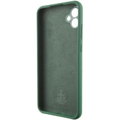Чохол-накладка Silicone Case Full Camera Samsung A065 A06 Dark Green
