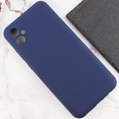 Чохол-накладка Silicone Case Full Camera Samsung A065 A06 Midnight Blue