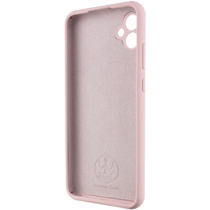 Чохол-накладка Silicone Case Full Camera Samsung A065 A06 Pink Sand