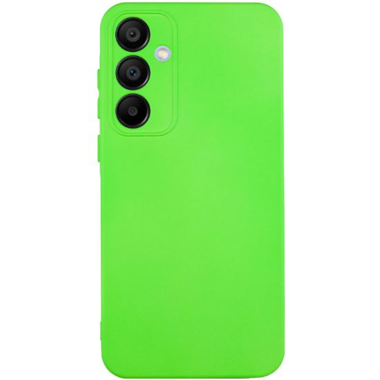 Чохол-накладка Silicone Case Full Camera Samsung A155 A15 Neon Green