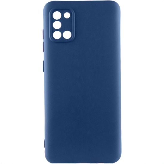 Чохол-накладка Silicone Case Full Camera Samsung A315 Navy Blue