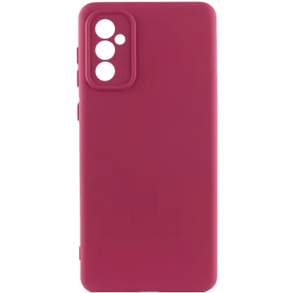 Чохол-накладка Silicone Case Full Camera Samsung A356 A35 5G Marsala