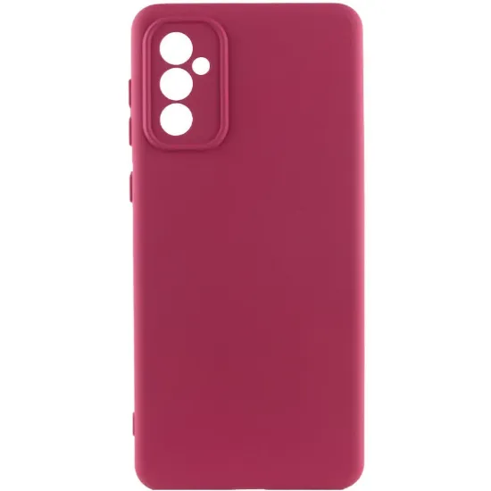 Чохол-накладка Silicone Case Full Camera Samsung A356 A35 5G Marsala