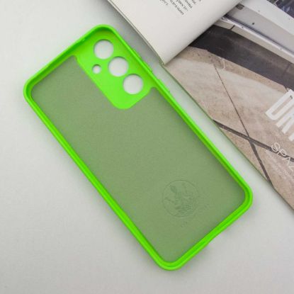 Чохол-накладка Silicone Case Full Camera Samsung A356 A35 5G Neon Green