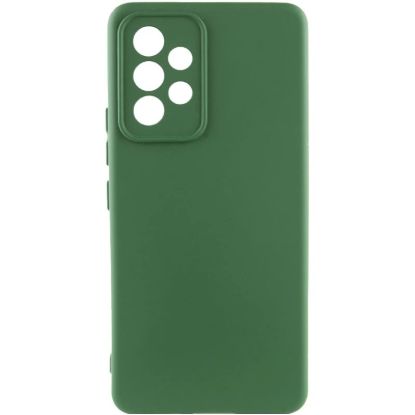 Чохол-накладка Silicone Case Full Camera Samsung A525 Dark Green