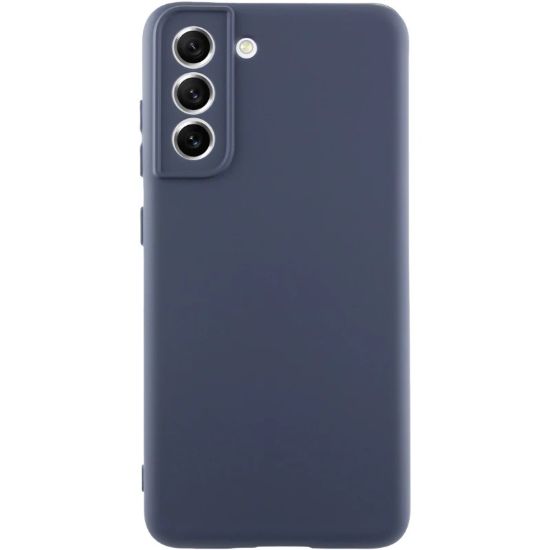 Чохол-накладка Silicone Case Full Camera Samsung G990 S21 FE Midnight Blue