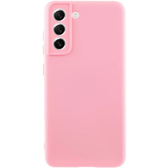 Чохол-накладка Silicone Case Full Camera Samsung G990 S21 FE Pink