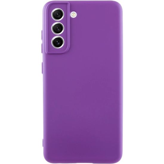Чохол-накладка Silicone Case Full Camera Samsung G990 S21 FE Purple