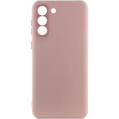 Чохол-накладка Silicone Case Full Camera Samsung G991 S21 Pink Sand