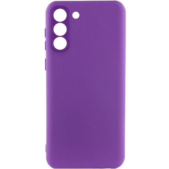 Чохол-накладка Silicone Case Full Camera Samsung G991 S21 Purple