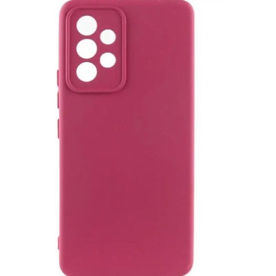 Чохол-накладка Silicone Case Full Camera Samsung M346 M34 5G Marsala