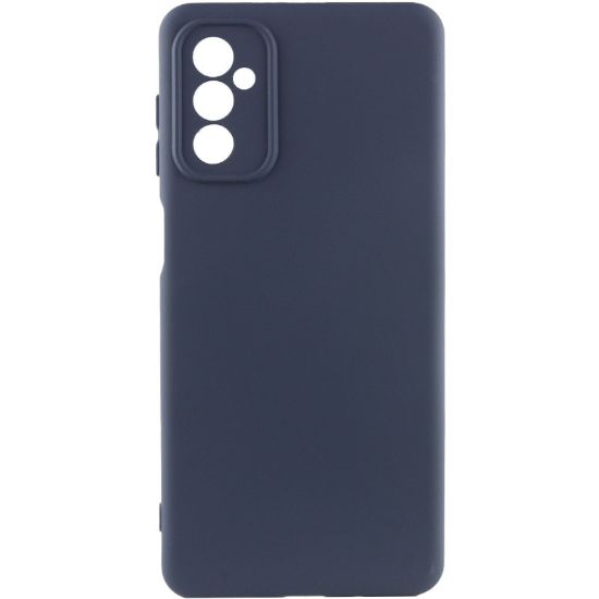Чохол-накладка Silicone Case Full Camera Samsung M346 M34 5G Navy Blue
