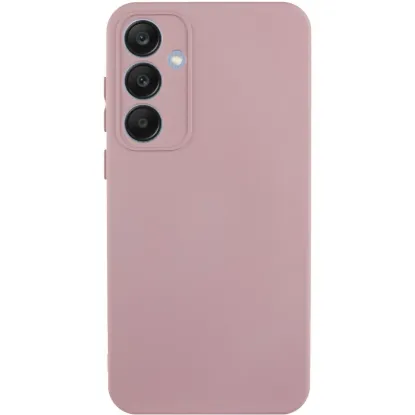 Чохол-накладка Silicone Case Full Camera Samsung S721 S24 FE Pink Sand