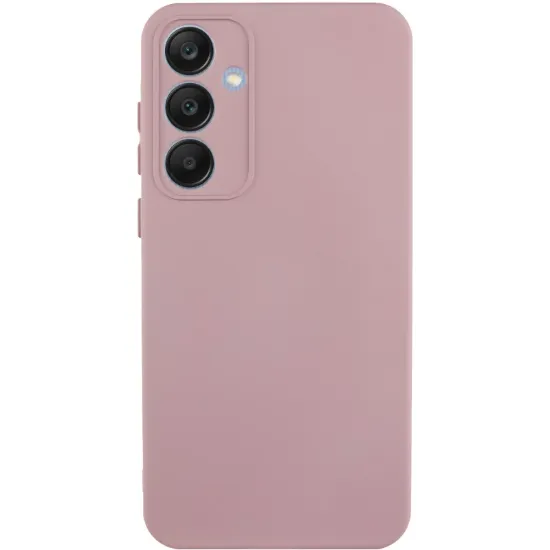 Чохол-накладка Silicone Case Full Camera Samsung S721 S24 FE Pink Sand