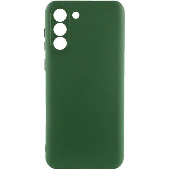 Чохол-накладка Silicone Case Full Camera Samsung S906 S22+ Dark Green