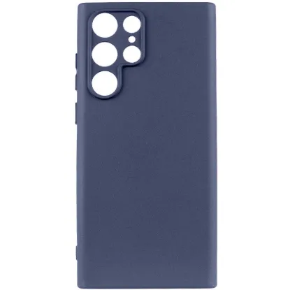 Чохол-накладка Silicone Case Full Camera Samsung S908 S22 Ultra Midnight Blue