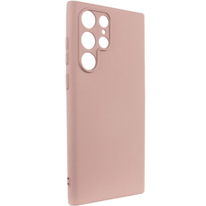 Чохол-накладка Silicone Case Full Camera Samsung S908 S22 Ultra Pink Sand