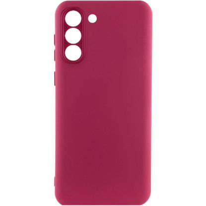 Чохол-накладка Silicone Case Full Camera Samsung S916 S23+ Marsala