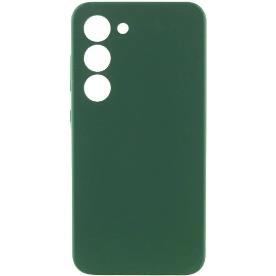 Чохол-накладка Silicone Case Full Camera Samsung S926 S24+ Dark Green