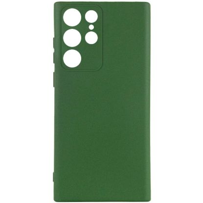 Чохол-накладка Silicone Case Full Camera Samsung S938 S25 Ultra Dark Green