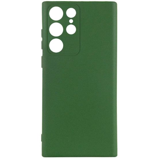 Чохол-накладка Silicone Case Full Camera Samsung S938 S25 Ultra Dark Green