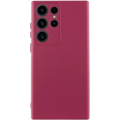 Чохол-накладка Silicone Case Full Camera Samsung S938 S25 Ultra Marsala