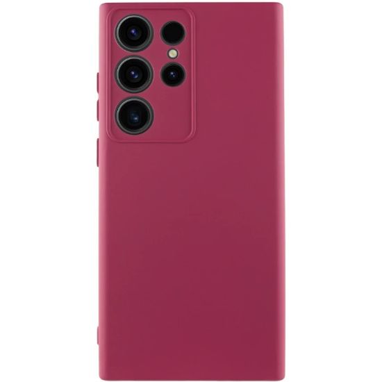 Чохол-накладка Silicone Case Full Camera Samsung S938 S25 Ultra Marsala