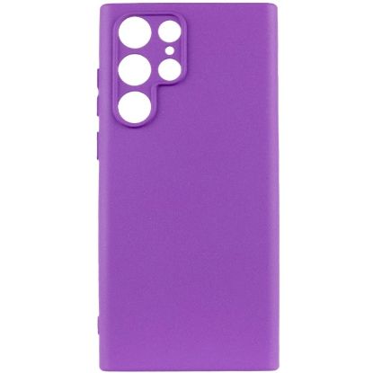 Чохол-накладка Silicone Case Full Camera Samsung S938 S25 Ultra Purple