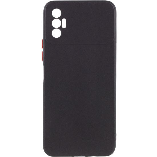 Чохол-накладка Silicone Case Full Camera Tecno Spark 8P Black
