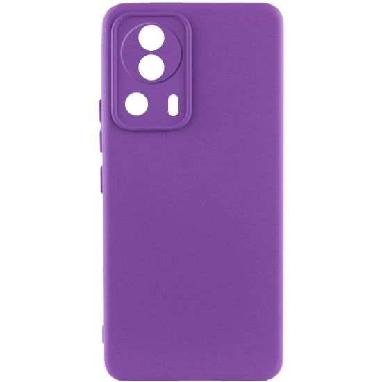 Чохол-накладка Silicone Case Full Camera Xiaomi 13 Lite Purple