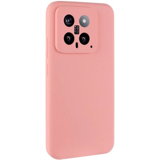 Чохол-накладка Silicone Case Full Camera Xiaomi Mi 14 Pink