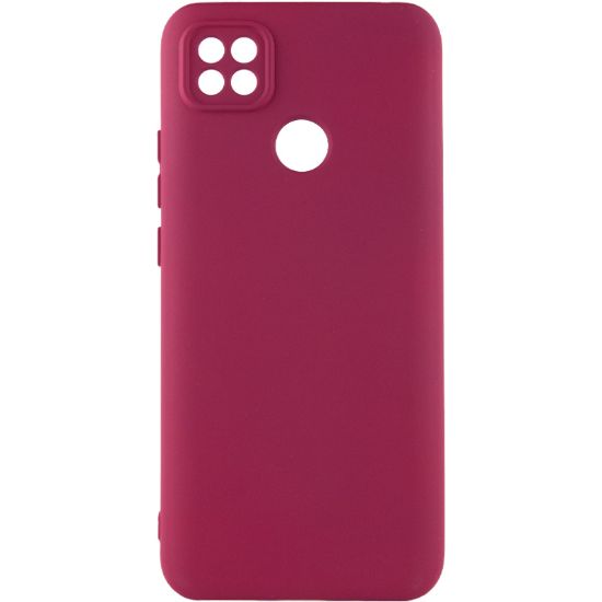 Чохол-накладка Silicone Case Full Camera Xiaomi Redmi 10C Marsala