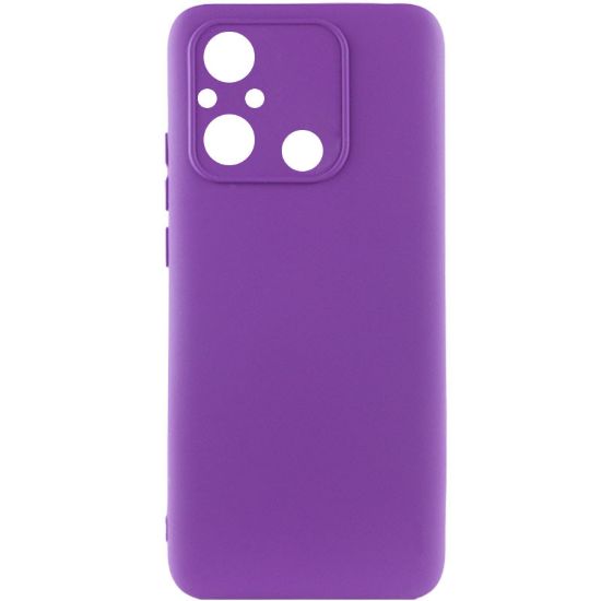 Чохол-накладка Silicone Case Full Camera Xiaomi Redmi 12C Purple