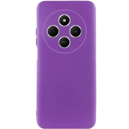 Чохол-накладка Silicone Case Full Camera Xiaomi Redmi 14C Light Violet