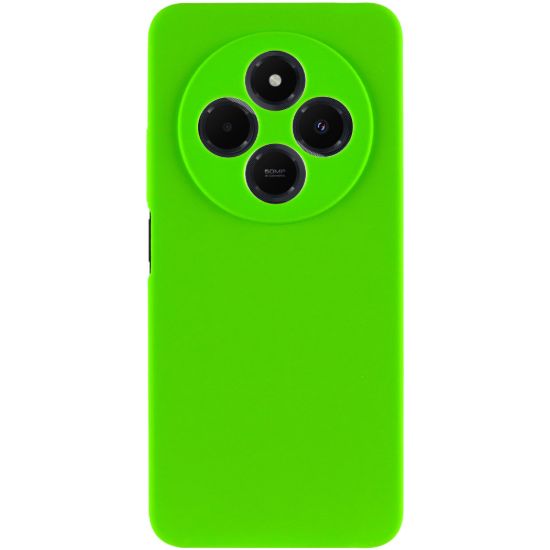 Чохол-накладка Silicone Case Full Camera Xiaomi Redmi 14C Neon Green