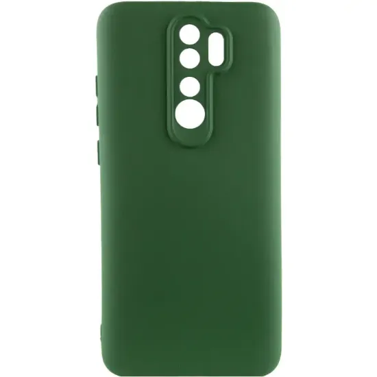 Чохол-накладка Silicone Case Full Camera Xiaomi Redmi 9 Dark Green