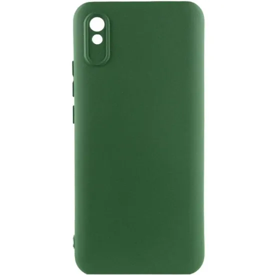 Чохол-накладка Silicone Case Full Camera Xiaomi Redmi 9A Dark Green