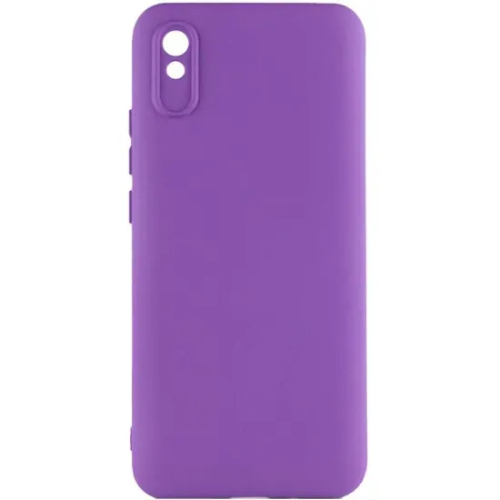 Чохол-накладка Silicone Case Full Camera Xiaomi Redmi 9A Purple