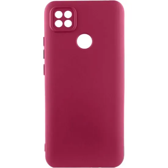 Чохол-накладка Silicone Case Full Camera Xiaomi Redmi 9C / 10A Marsala