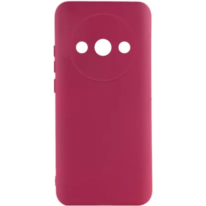 Чохол-накладка Silicone Case Full Camera Xiaomi Redmi A3 Marsala