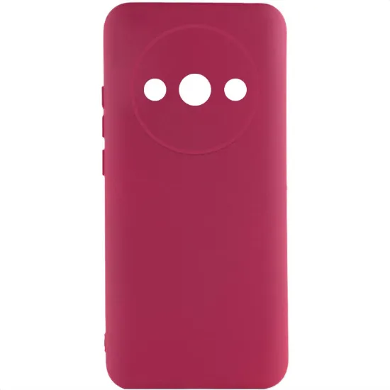 Чохол-накладка Silicone Case Full Camera Xiaomi Redmi A3 Marsala