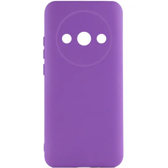 Чохол-накладка Silicone Case Full Camera Xiaomi Redmi A3 Purple