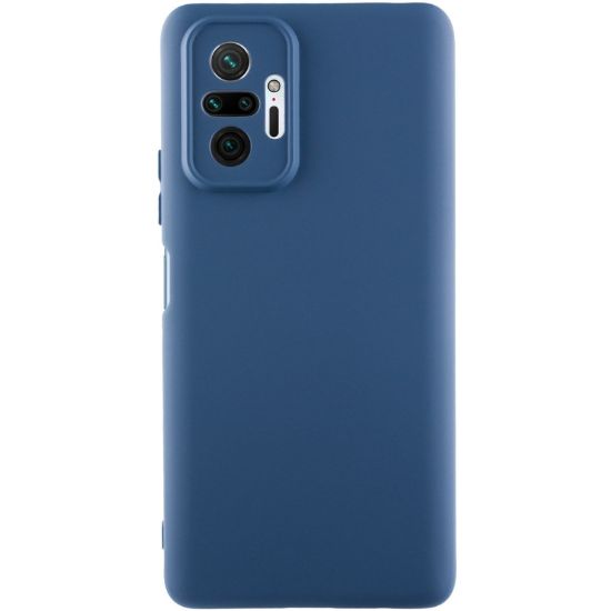 Чохол-накладка Silicone Case Full Camera Xiaomi Redmi Note 10 Pro / 10 Pro Max Navy Blue