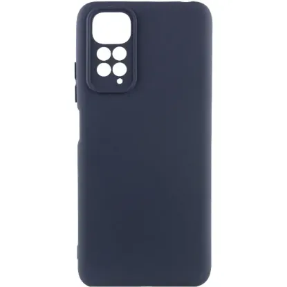 Чохол-накладка Silicone Case Full Camera Xiaomi Redmi Note 11 / 11S Navy Blue
