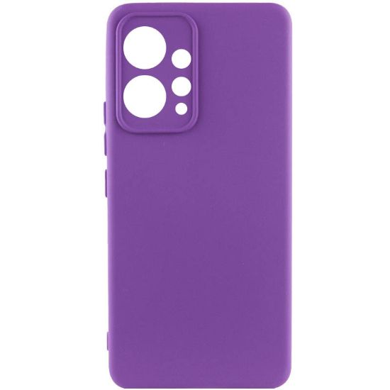 Чохол-накладка Silicone Case Full Camera Xiaomi Redmi Note 12 4G Purple